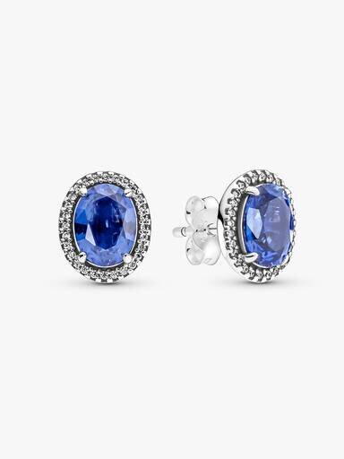Funkelnde Statement-Halo-Ohrringe – Sterlingsilber Funkelnde Statement-Halo-Ohrringe – Sterlingsilber