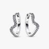 Funkelnde Wave-Ohrringe – Sterlingsilber Funkelnde Wave-Ohrringe – Sterlingsilber