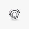 Funkelnder Donut-Charm mit Streuseln – Sterlingsilber Funkelnder Donut-Charm mit Streuseln – Sterlingsilber