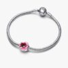 Funkelnder Donut-Charm mit Streuseln – Sterlingsilber Funkelnder Donut-Charm mit Streuseln – Sterlingsilber