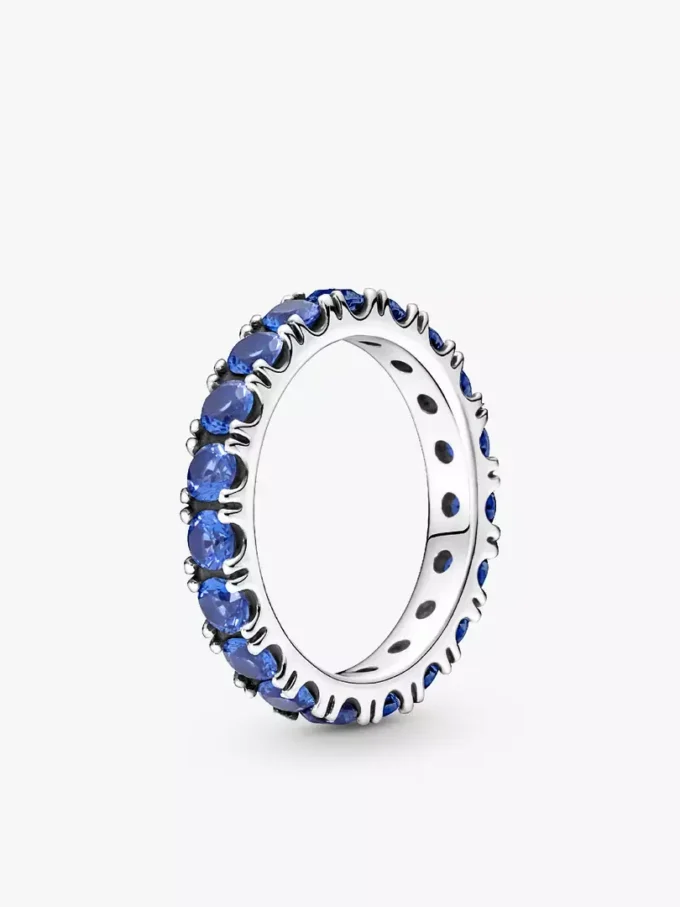 Eternity-Ring „Sparkling Row“ aus Sterlingsilber Eternity-Ring „Sparkling Row“ aus Sterlingsilber
