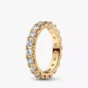 Funkelndes Eternity- und Wave-Ring-Set, 2er-Set Funkelndes Eternity- und Wave-Ring-Set, 2er-Set