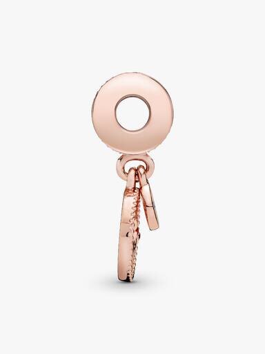 Funkelnder Family Tree Dangle Charm – 14 Karat Roségold-Beschichtung Funkelnder Family Tree Dangle Charm – 14 Karat Roségold-Beschichtung