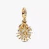 Funkelnder Feuerwerk-Dangle Charm, 14-karätig vergoldet Funkelnder Feuerwerk-Dangle Charm, 14-karätig vergoldet