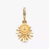 Funkelnder Feuerwerk-Dangle Charm, 14-karätig vergoldet Funkelnder Feuerwerk-Dangle Charm, 14-karätig vergoldet