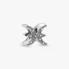 Funkelnder Fisch-Sternzeichen-Charm aus Sterlingsilber Funkelnder Fisch-Sternzeichen-Charm aus Sterlingsilber