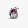 Funkelnder Geschenkbox-Charm – Sterlingsilber Funkelnder Geschenkbox-Charm – Sterlingsilber