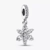 Funkelnder Herbarium-Cluster-Dangle Charm aus Sterlingsilber Funkelnder Herbarium-Cluster-Dangle Charm aus Sterlingsilber