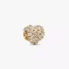 Funkelnder Herz-Charm, 14 Karat vergoldet Funkelnder Herz-Charm, 14 Karat vergoldet