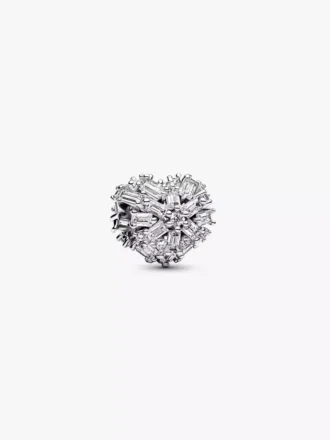 Funkelnder Herz-Charm aus Sterlingsilber