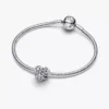 Funkelnder Herz-Charm aus Sterlingsilber Funkelnder Herz-Charm aus Sterlingsilber
