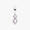 Funkelnder Infinity-Dangle Charm – Sterlingsilber Funkelnder Infinity-Dangle Charm – Sterlingsilber