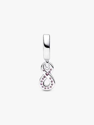 Funkelnder Infinity-Dangle Charm – Sterlingsilber Funkelnder Infinity-Dangle Charm – Sterlingsilber