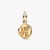 Funkelnder „Love Stamp“-Dangle Charm aus 14-karätigem Gold Funkelnder „Love Stamp“-Dangle Charm aus 14-karätigem Gold