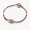 Funkelnder Pfotenabdruck-Charm – 14 Karat Roségold-Beschichtung Funkelnder Pfotenabdruck-Charm – 14 Karat Roségold-Beschichtung