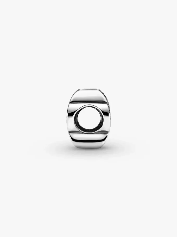 Funkelnder Pfotenabdruck-Charm aus Sterlingsilber