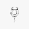 Funkelnder Pfotenabdruck & Herz-Charm – Sterlingsilber