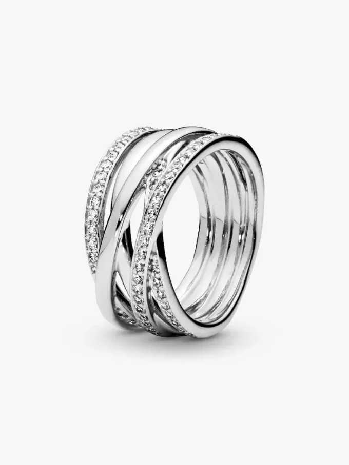 Funkelnder & polierter Ring aus Sterlingsilber Funkelnder & polierter Ring aus Sterlingsilber