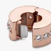 Funkelnder Reihen-Spacer Charm, 14 Karat Roségold-Beschichtung Funkelnder Reihen-Spacer Charm, 14 Karat Roségold-Beschichtung
