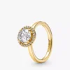 Halo of Gold Sparkling Wishbone Ring Set, 2er-Set