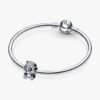 Funkelnder süßer Panda-Charm – Sterlingsilber