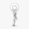 Funkelnder Stammbaum-Dangle Charm aus 14-karätigem Gold und Sterlingsilber Funkelnder Stammbaum-Dangle Charm aus 14-karätigem Gold und Sterlingsilber