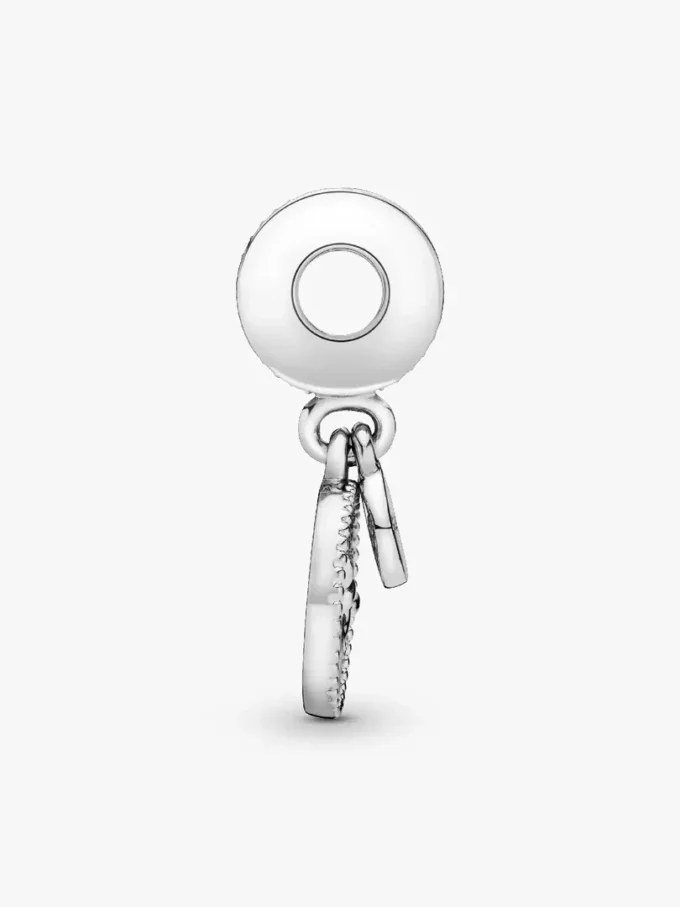Funkelnder Stammbaum-Dangle Charm aus 14-karätigem Gold und Sterlingsilber Funkelnder Stammbaum-Dangle Charm aus 14-karätigem Gold und Sterlingsilber