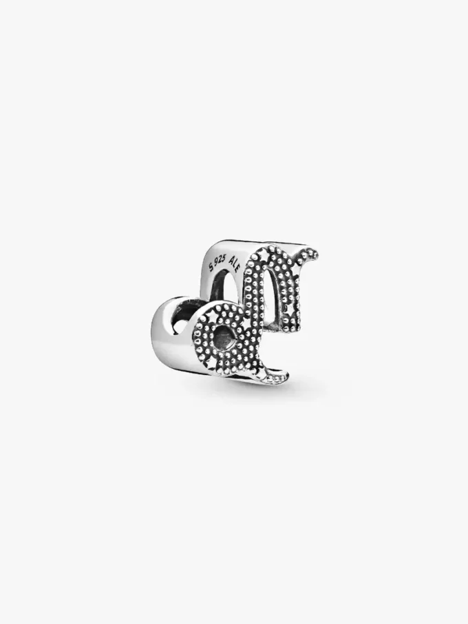 Funkelnder Sternzeichen-Charm „Steinbock“ aus Sterlingsilber Funkelnder Sternzeichen-Charm „Steinbock“ aus Sterlingsilber