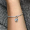 Funkelnder, teilbarer Engel-Flügel-Dangle Charm aus Sterlingsilber Funkelnder, teilbarer Engel-Flügel-Dangle Charm aus Sterlingsilber