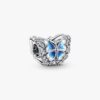 Funkelndes Charm „Blauer Schmetterling“ – Sterlingsilber Funkelndes Charm „Blauer Schmetterling“ – Sterlingsilber
