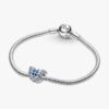 Funkelndes Charm „Blauer Schmetterling“ – Sterlingsilber Funkelndes Charm „Blauer Schmetterling“ – Sterlingsilber