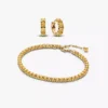 Funkelndes gelbes Armband- und Ohrring-Set (2er-Set) Funkelndes gelbes Armband- und Ohrring-Set (2er-Set)