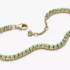 Funkelndes grünes Armband- und Ohrring-Set (2er-Set) Funkelndes grünes Armband- und Ohrring-Set (2er-Set)
