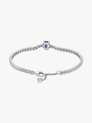 Funkelndes Pavé-Tennis-Armband – Sterlingsilber Funkelndes Pavé-Tennis-Armband – Sterlingsilber