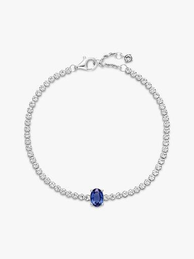 Funkelndes Pavé-Tennis-Armband – Sterlingsilber Funkelndes Pavé-Tennis-Armband – Sterlingsilber