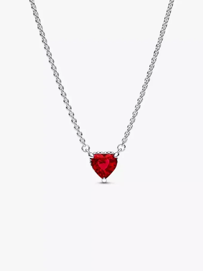 Funkelndes rotes Herz-Ring-Set, 3er-Set Funkelndes rotes Herz-Ring-Set, 3er-Set