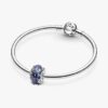 Galaxy Blue & Star Murano-Charm – Sterlingsilber Galaxy Blue & Star Murano-Charm – Sterlingsilber