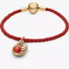 „Game of Thrones“ Armband-Set mit roten Dangle Charms, 2er-Set