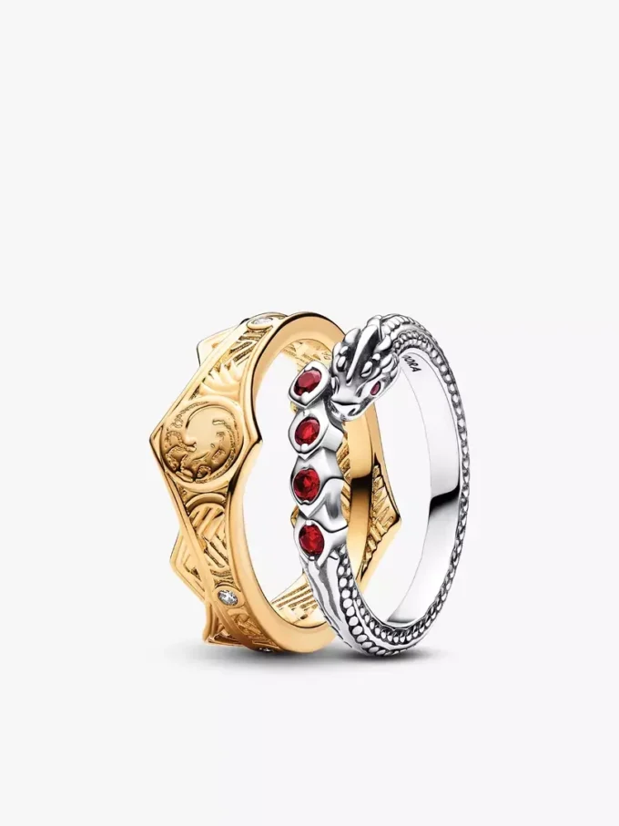 Game of Thrones Ring-Set, 2er-Set Game of Thrones Ring-Set, 2er-Set
