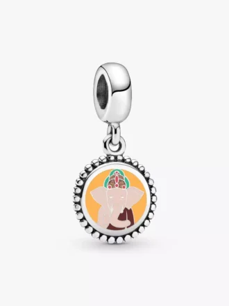 Ganesh Dangle Charm aus Sterlingsilber