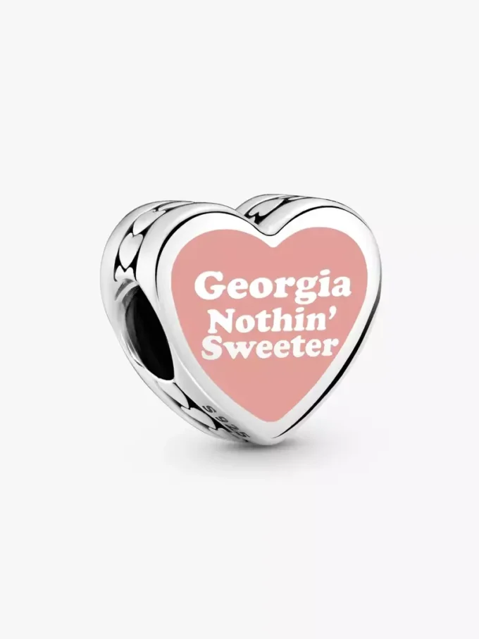 Georgia Nothin‘ Sweeter Herz-Charm aus Sterlingsilber Georgia Nothin‘ Sweeter Herz-Charm aus Sterlingsilber