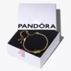 Geschenkset „Cherished Mom“-Armbänder, 14-karätig vergoldet