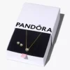 Geschenkset mit goldenem Herzschmuck, 14-karätig vergoldet