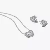 Geschenkset mit verschlungenen Herzen und Schmetterlingen aus Sterlingsilber