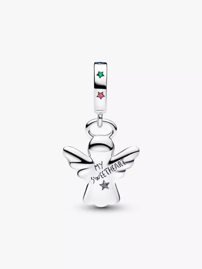 Gingerbread-Engel-Dangle Charm aus Sterlingsilber Gingerbread-Engel-Dangle Charm aus Sterlingsilber