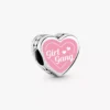 Girl Gang Herz-Charm aus Sterlingsilber Girl Gang Herz-Charm aus Sterlingsilber