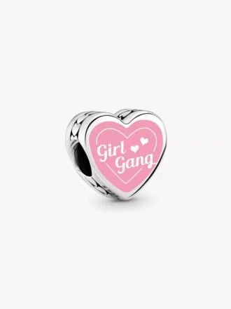 Girl Gang Herz-Charm aus Sterlingsilber