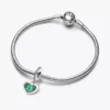 Glücksbringer-Dangle Charm „Kleeblatt“ aus Sterlingsilber Glücksbringer-Dangle Charm „Kleeblatt“ aus Sterlingsilber