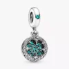 Glücksbringer-Dangle Charm „Vierblättriges Kleeblatt“ aus Sterlingsilber Glücksbringer-Dangle Charm „Vierblättriges Kleeblatt“ aus Sterlingsilber