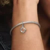 Glücksbringer-Hufeisen-Dangle Charm aus Sterlingsilber Glücksbringer-Hufeisen-Dangle Charm aus Sterlingsilber